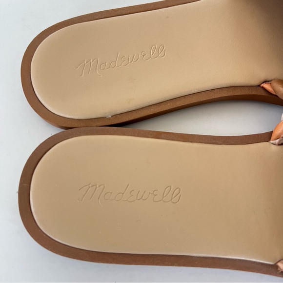 MADEWELL The Suzi Slides Multicolor Woven Leather Slip On Summer Sandal Sz 7.5 - Picture 9 of 11